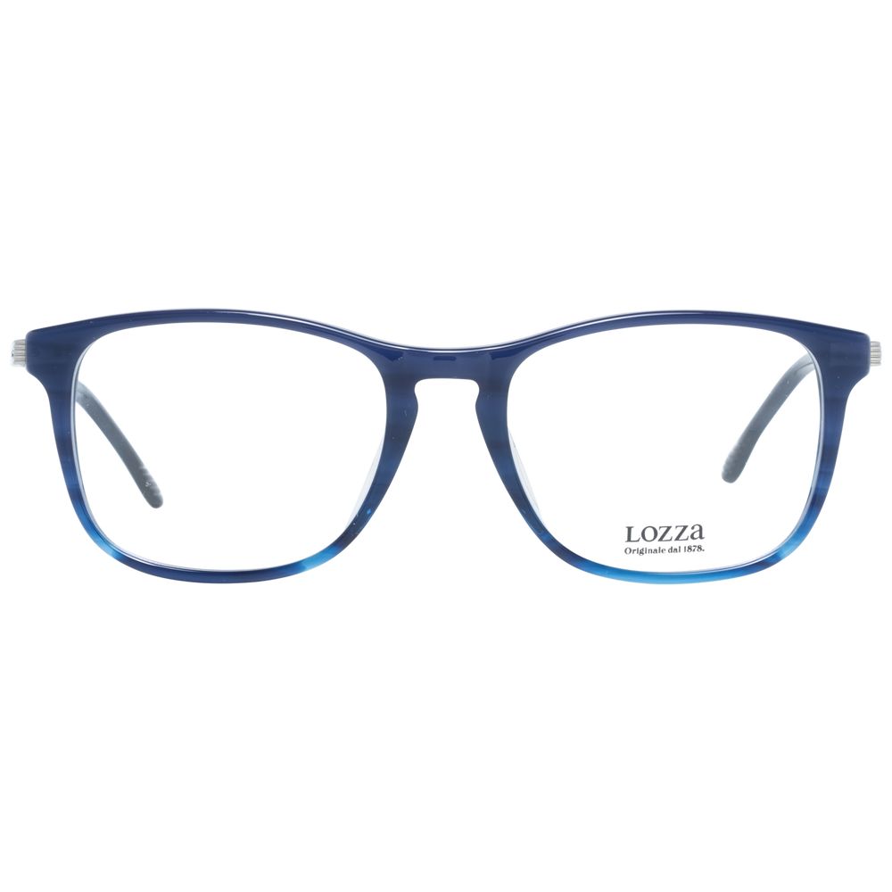 Lozza Blue Men’s Optical Frames – Square Full-Rim, 53mm