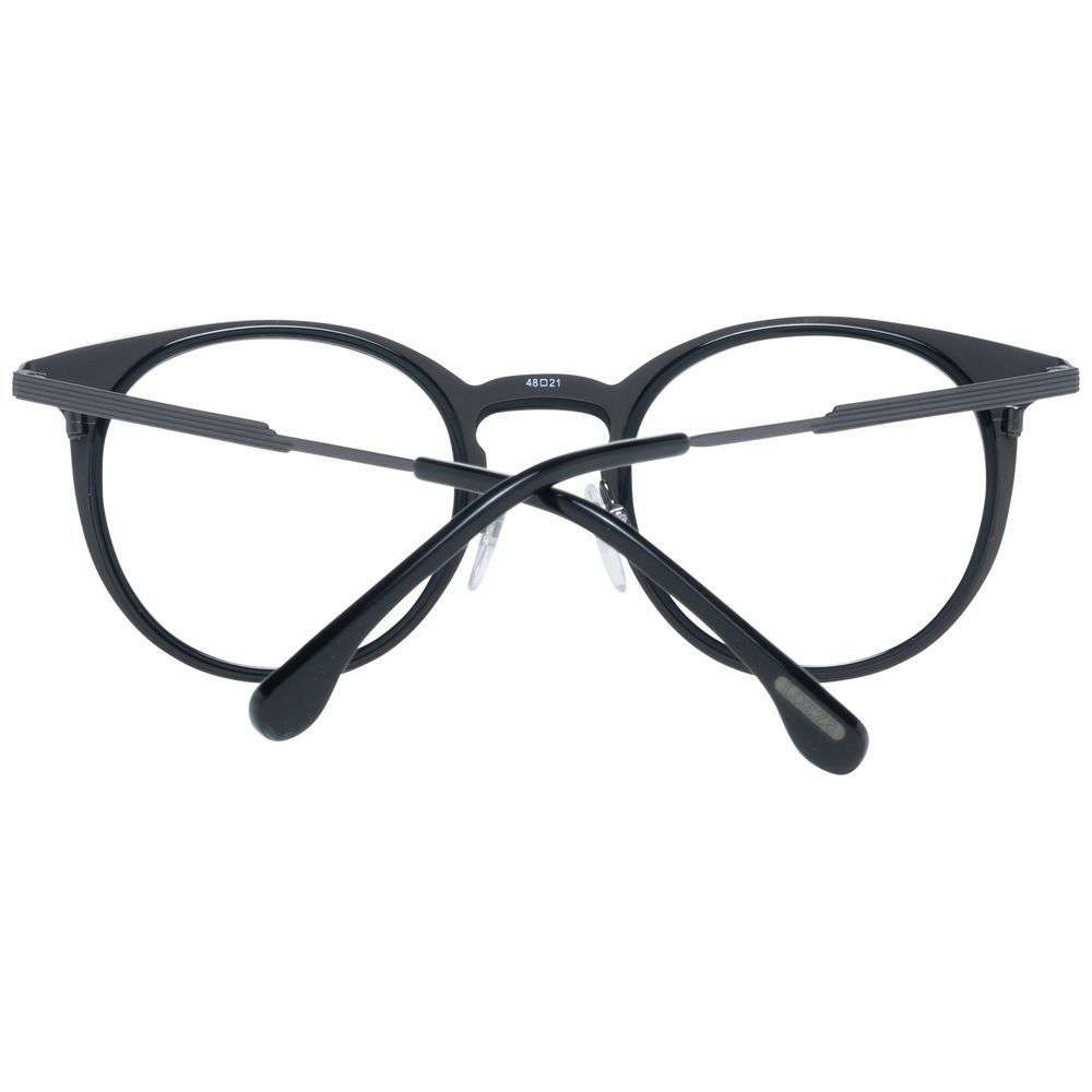 Lozza Black Unisex Optical Frames – Stylish Round Design