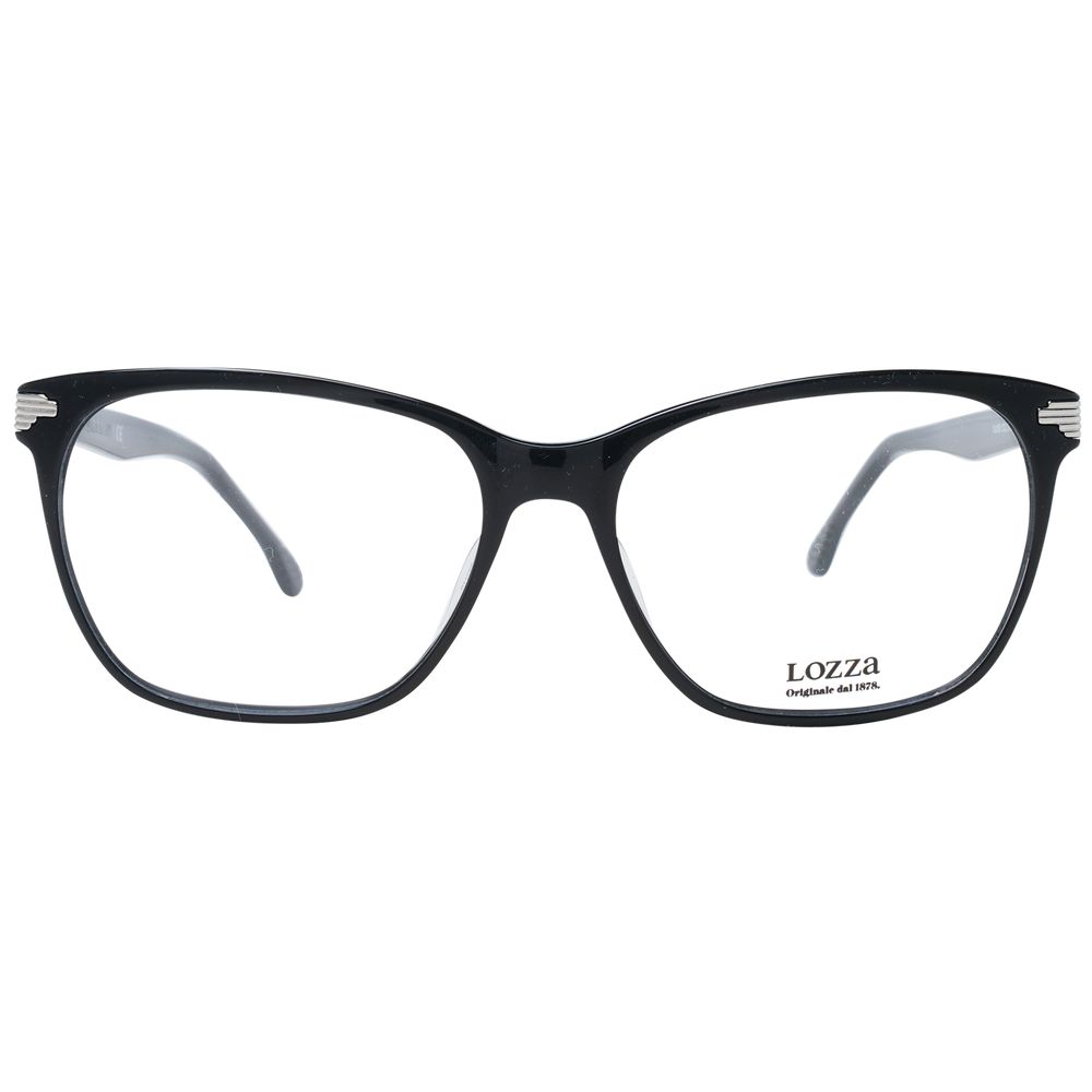 Lozza Women’s Optical Frames – Black Square Full-Rim, 55mm