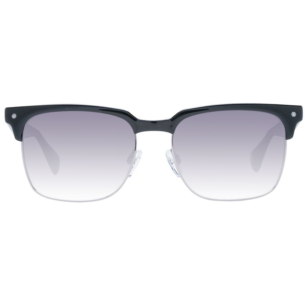 Ted Baker Men's Sunglasses – Black Browline Frame with Gradient Lenses, 54mm