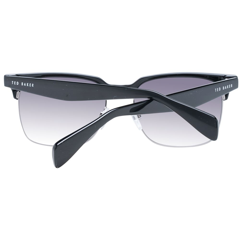 Ted Baker Men's Sunglasses – Black Browline Frame with Gradient Lenses, 54mm