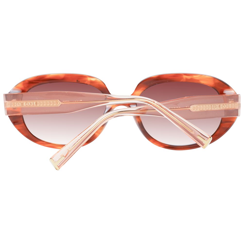 Ted Baker Women’s Multicolor Oval Sunglasses with Brown Gradient Lenses, 54mm