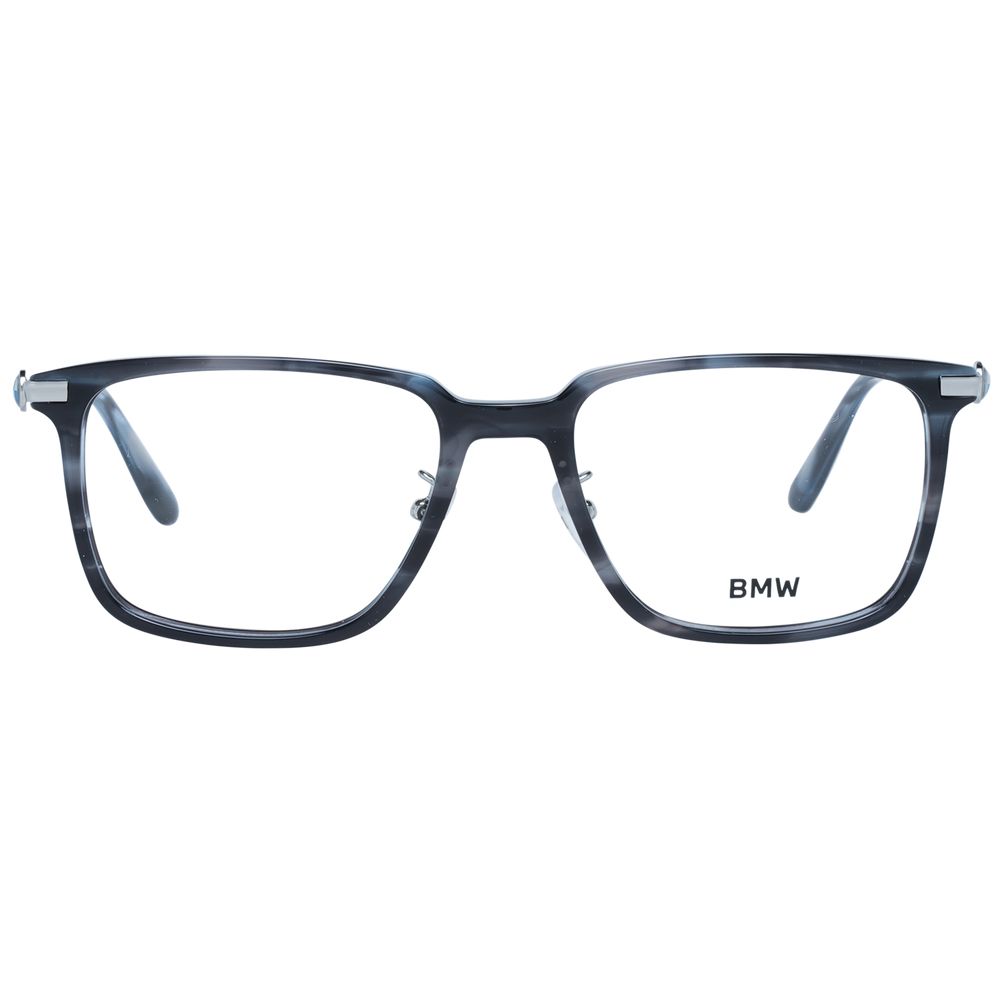 BMW Men's Optical Glasses – Grey Rectangle Frame, 54mm