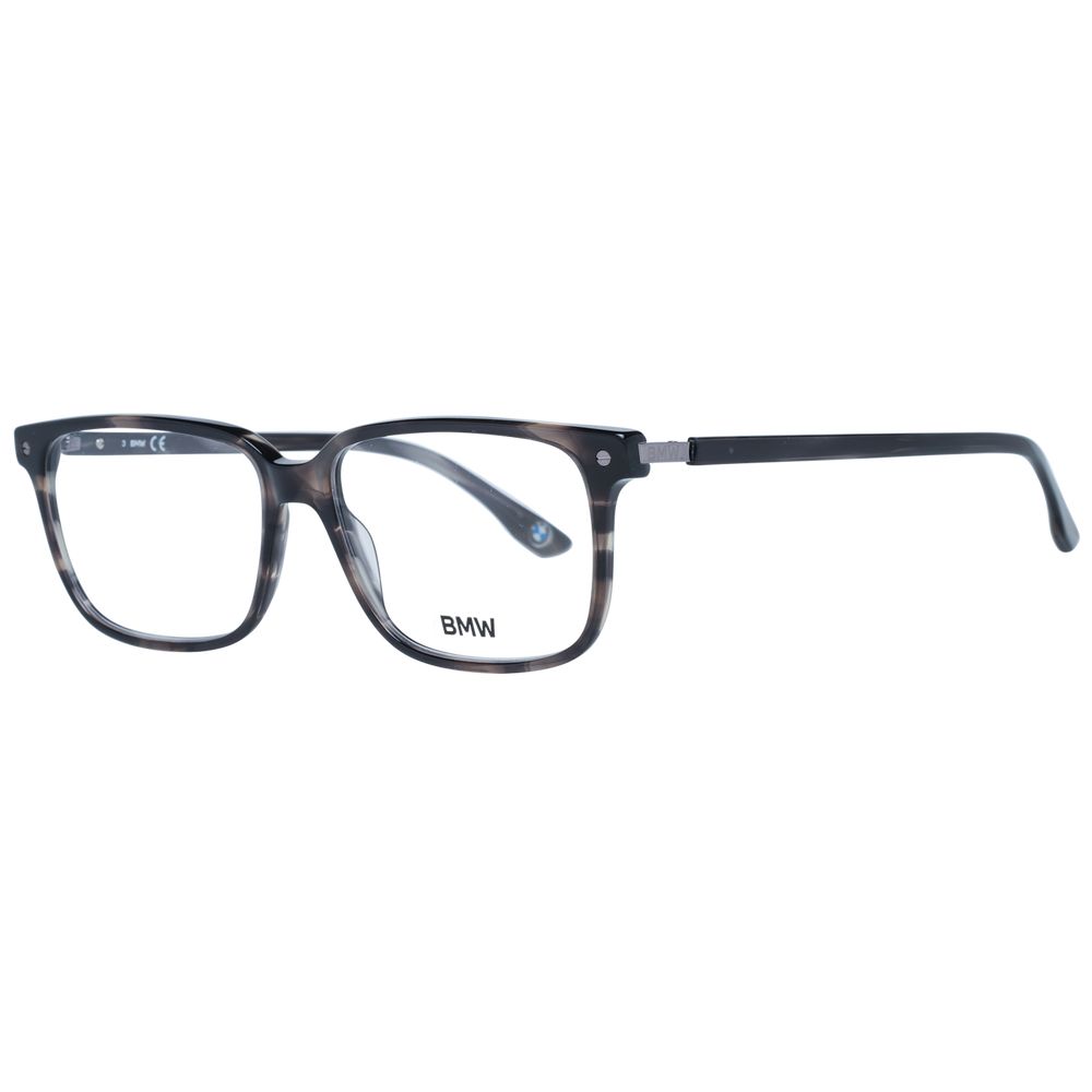 BMW Gray Men's Optical Frames – Rectangle Full-Rim