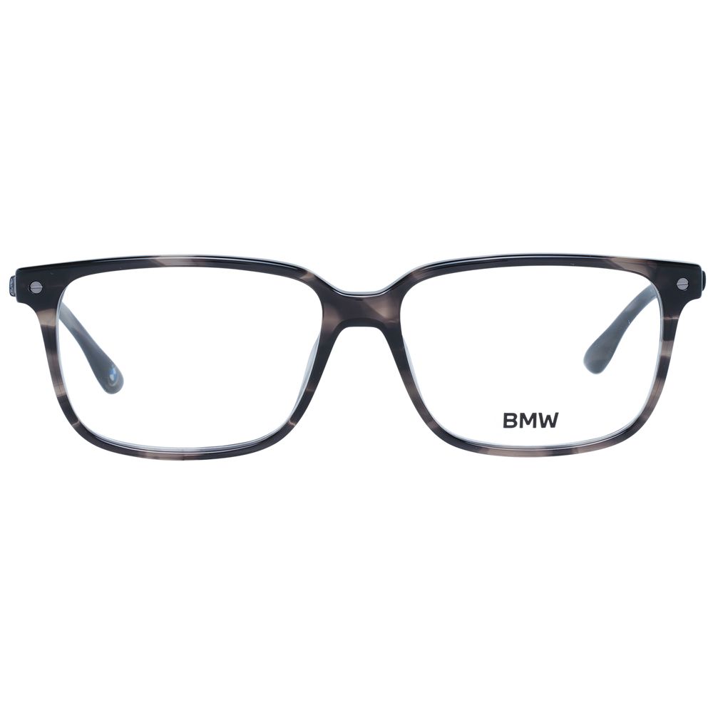 BMW Gray Men's Optical Frames – Rectangle Full-Rim