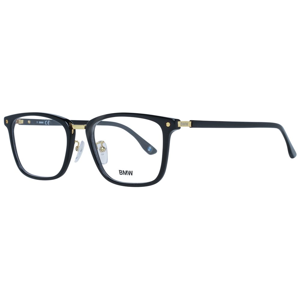 BMW Black Men’s Optical Glasses – Rectangle Frame, 55mm