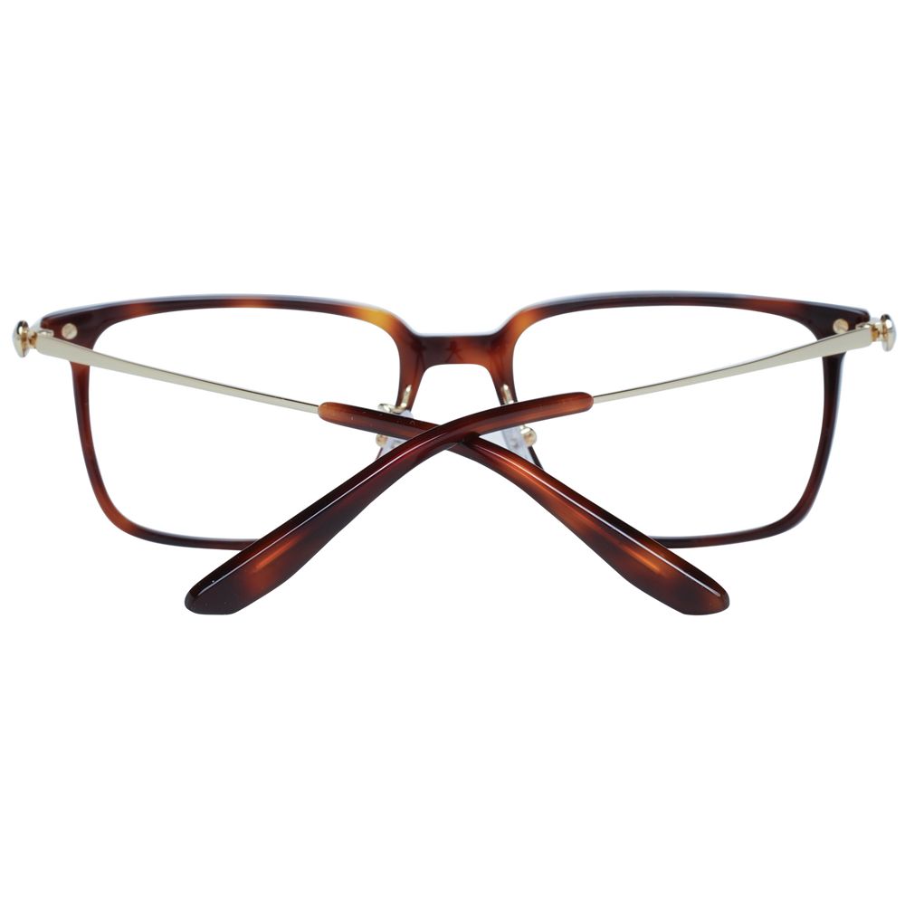 BMW Men's Optical Glasses – Brown Trapezium Frame, 54mm