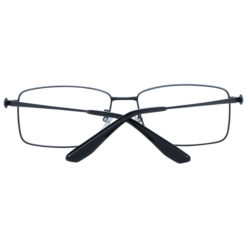 BMW Men's Optical Glasses – Black Rectangle Frame, 57mm