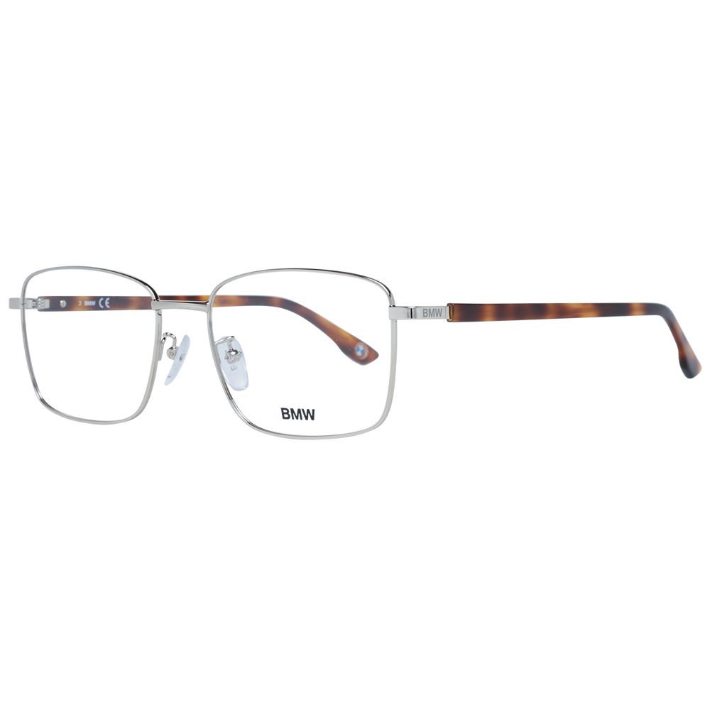 BMW Men's Gold Optical Frames – Rectangle Design, 56mm