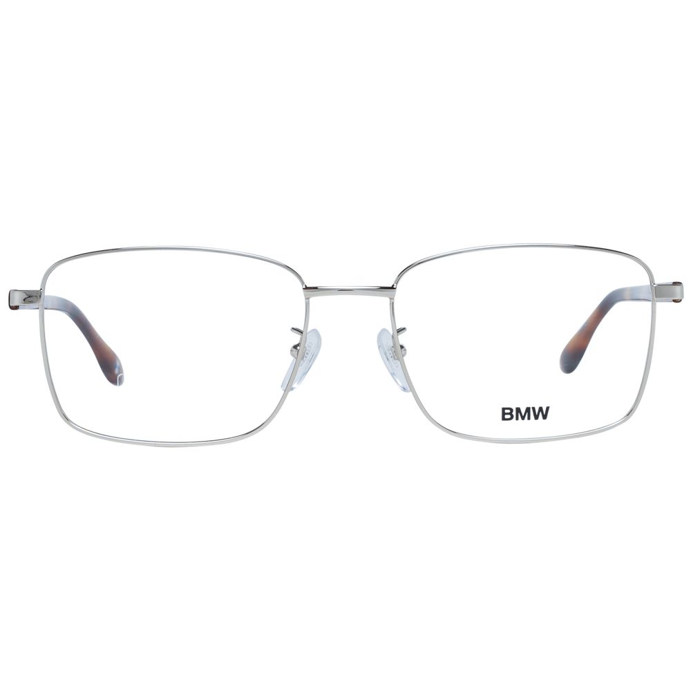 BMW Men's Gold Optical Frames – Rectangle Design, 56mm