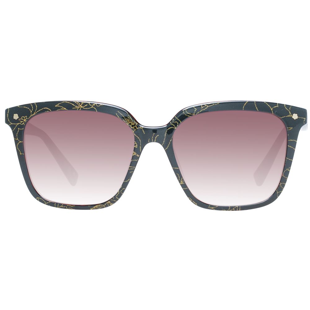 Ted Baker Women’s Sunglasses – Multicolor Square Frame with Brown Gradient Lenses, 53mm