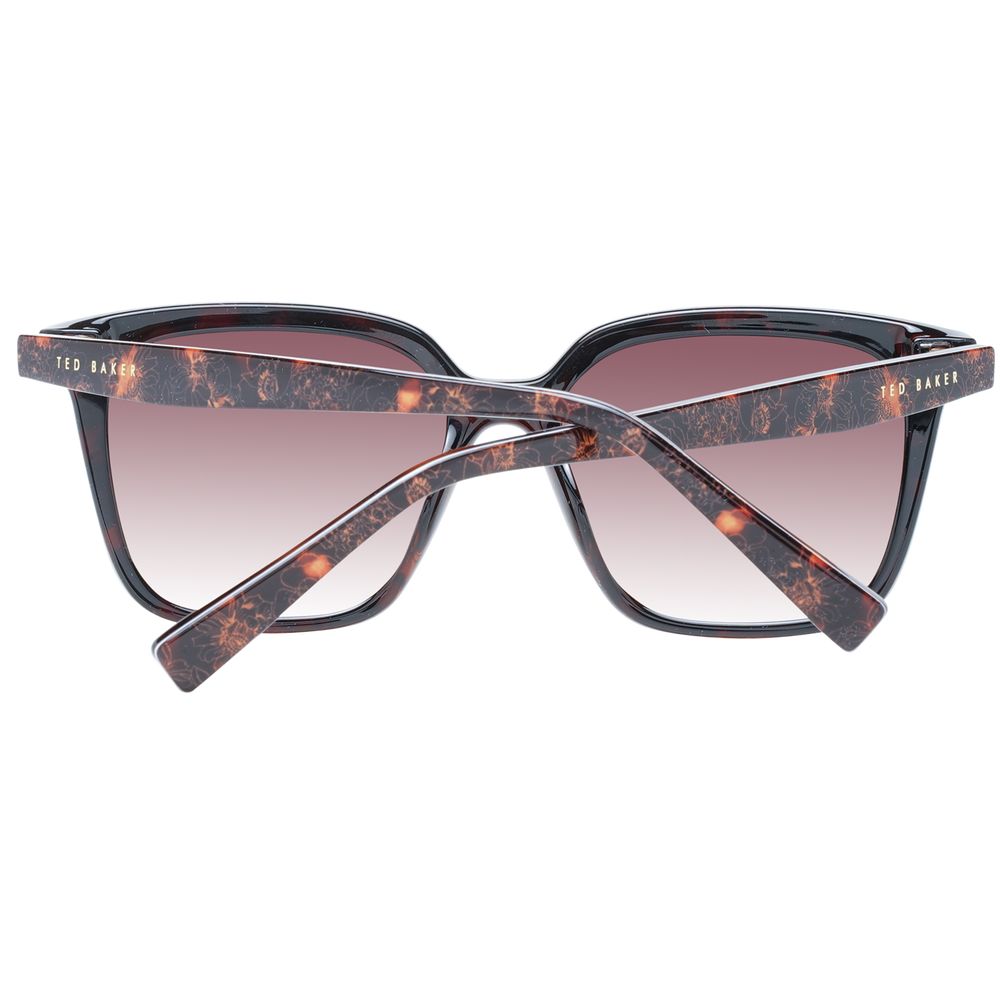 Ted Baker Women’s Sunglasses – Multicolor Square Frame with Brown Gradient Lenses, 53mm