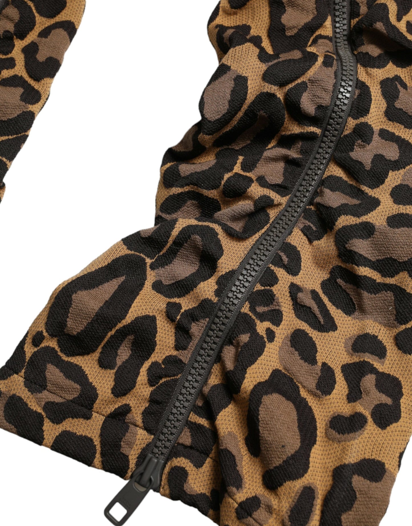 - Brown Leopard Print Jogger Pants