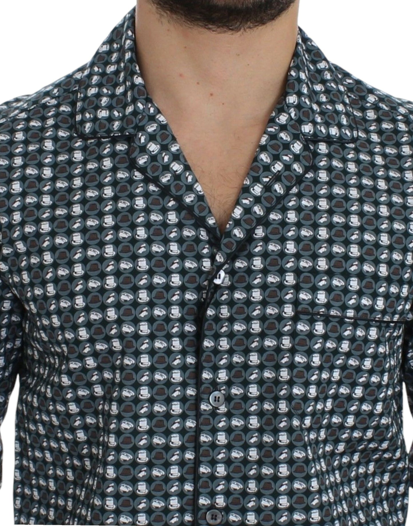 - Elegant Green Pajama Nightshirt