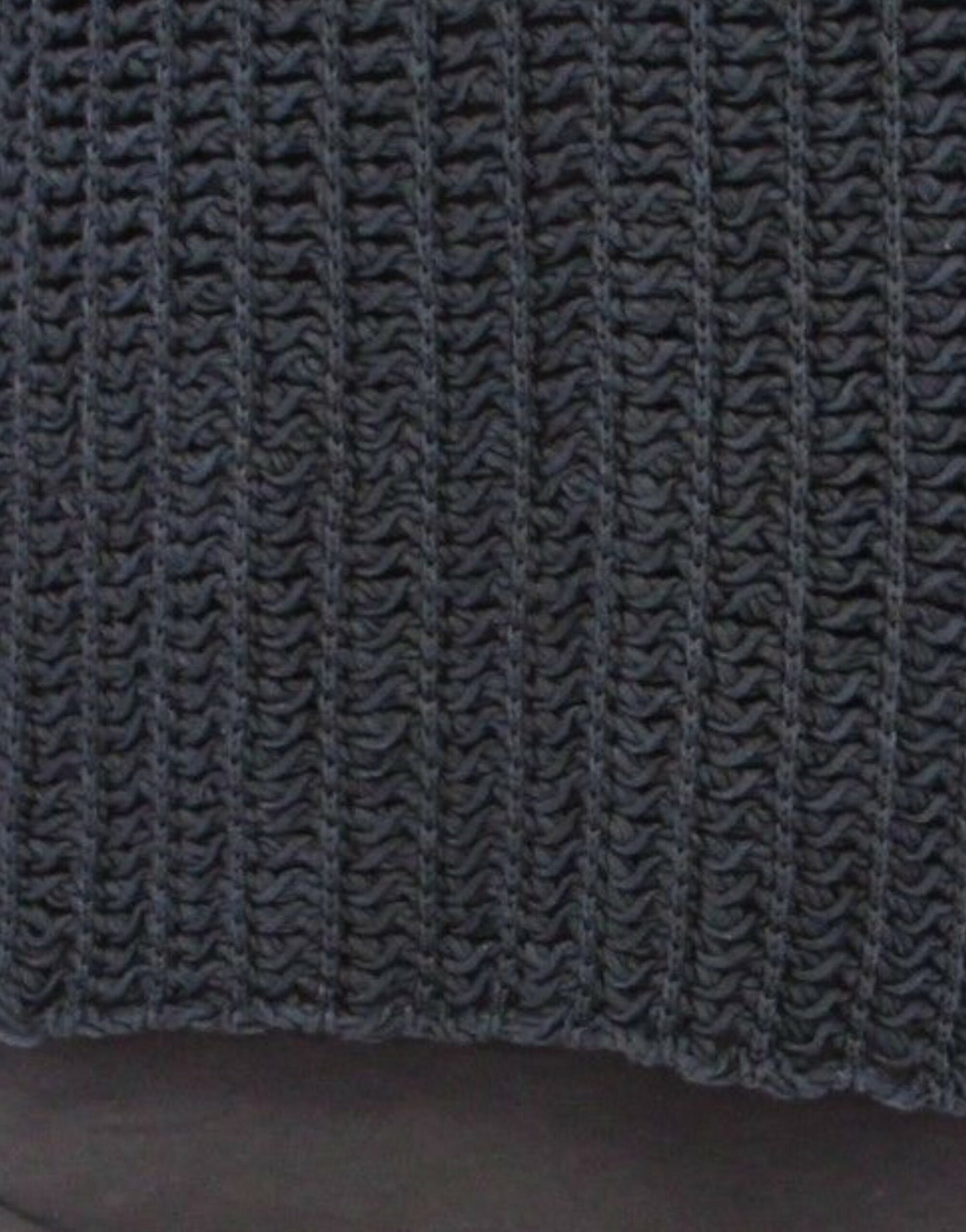 - Elegant Blue and Black Layered Sweater