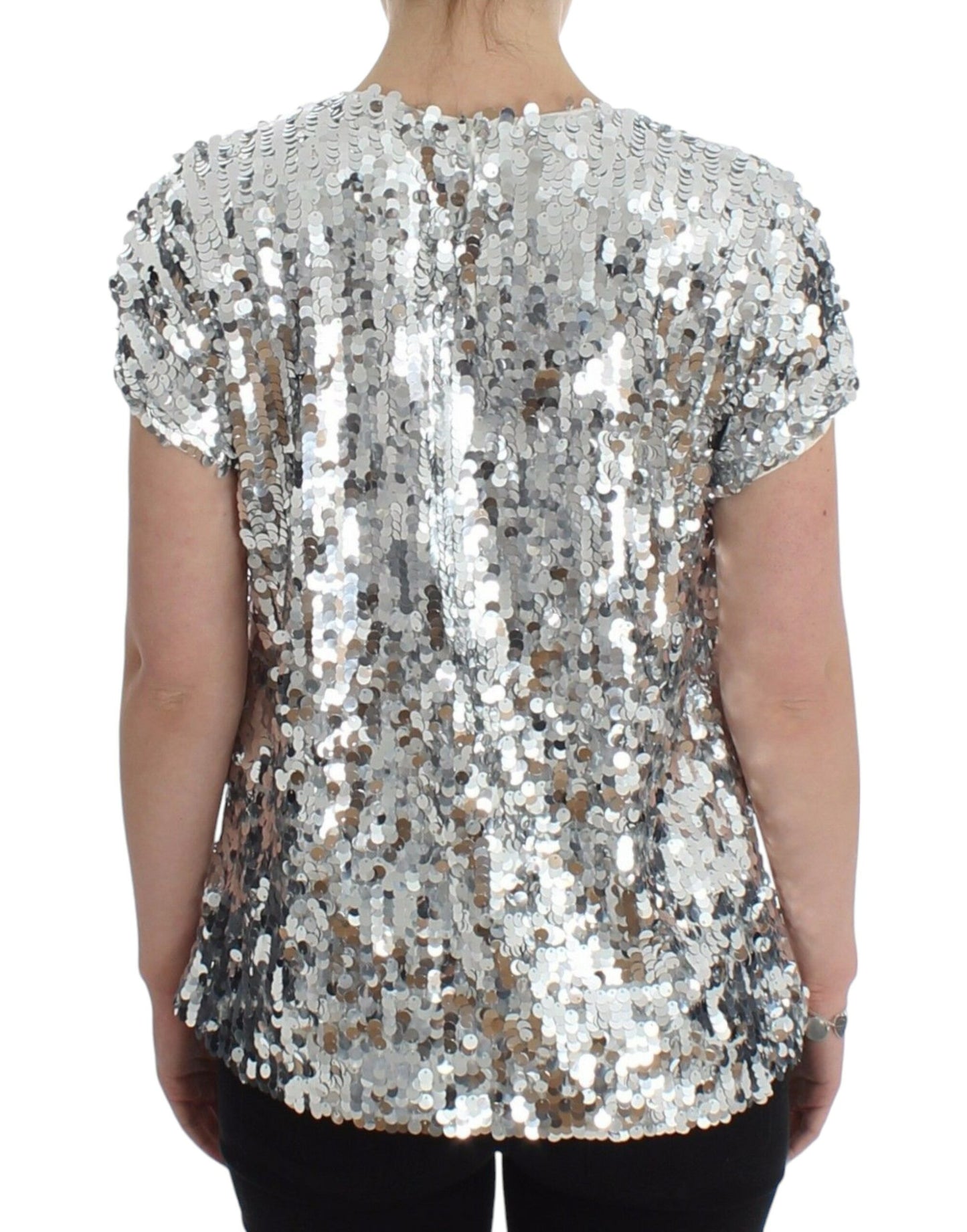 - Enchanted Sicily Sequined Evening Blouse