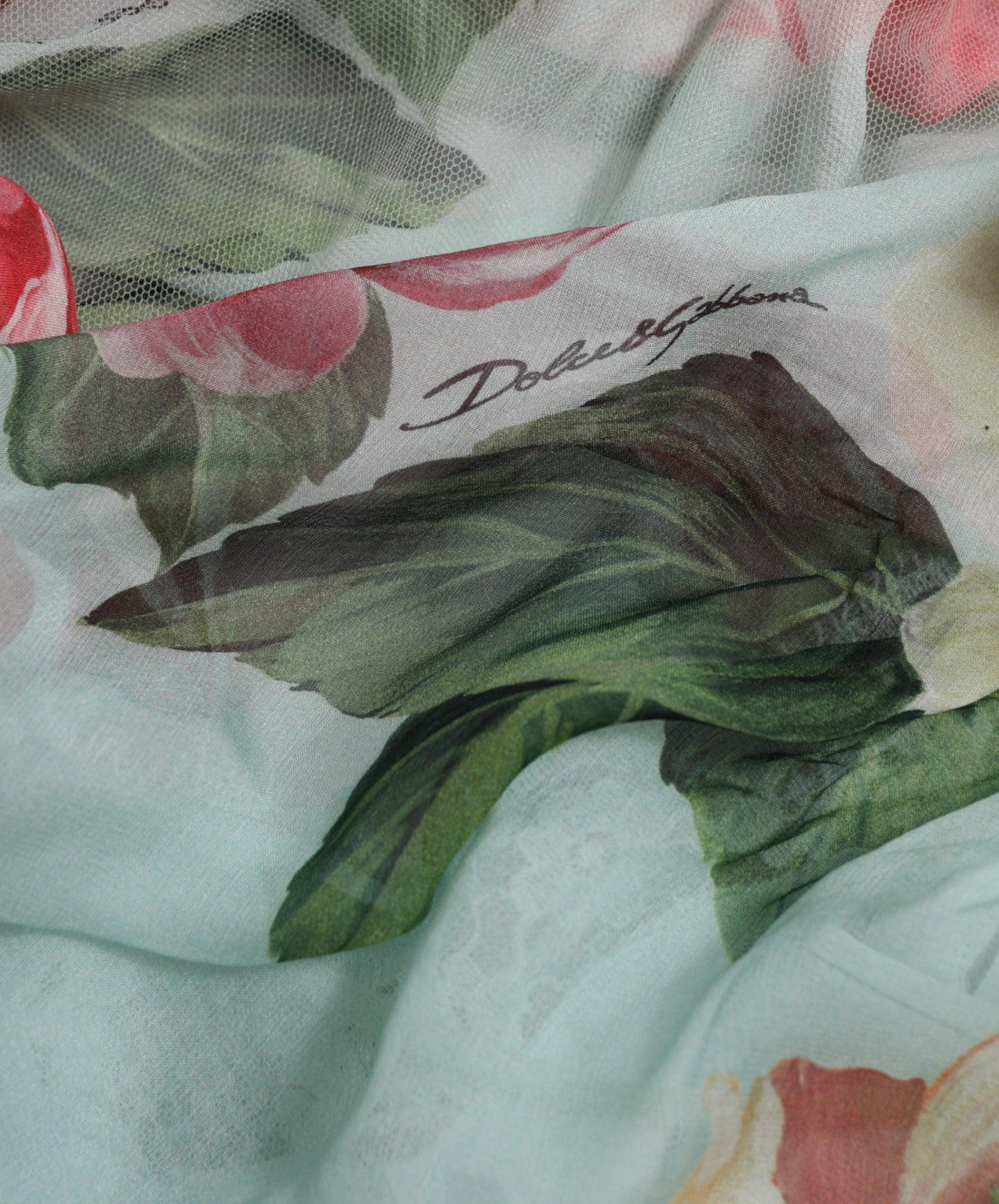 - Elegant Floral Silk Long Dress