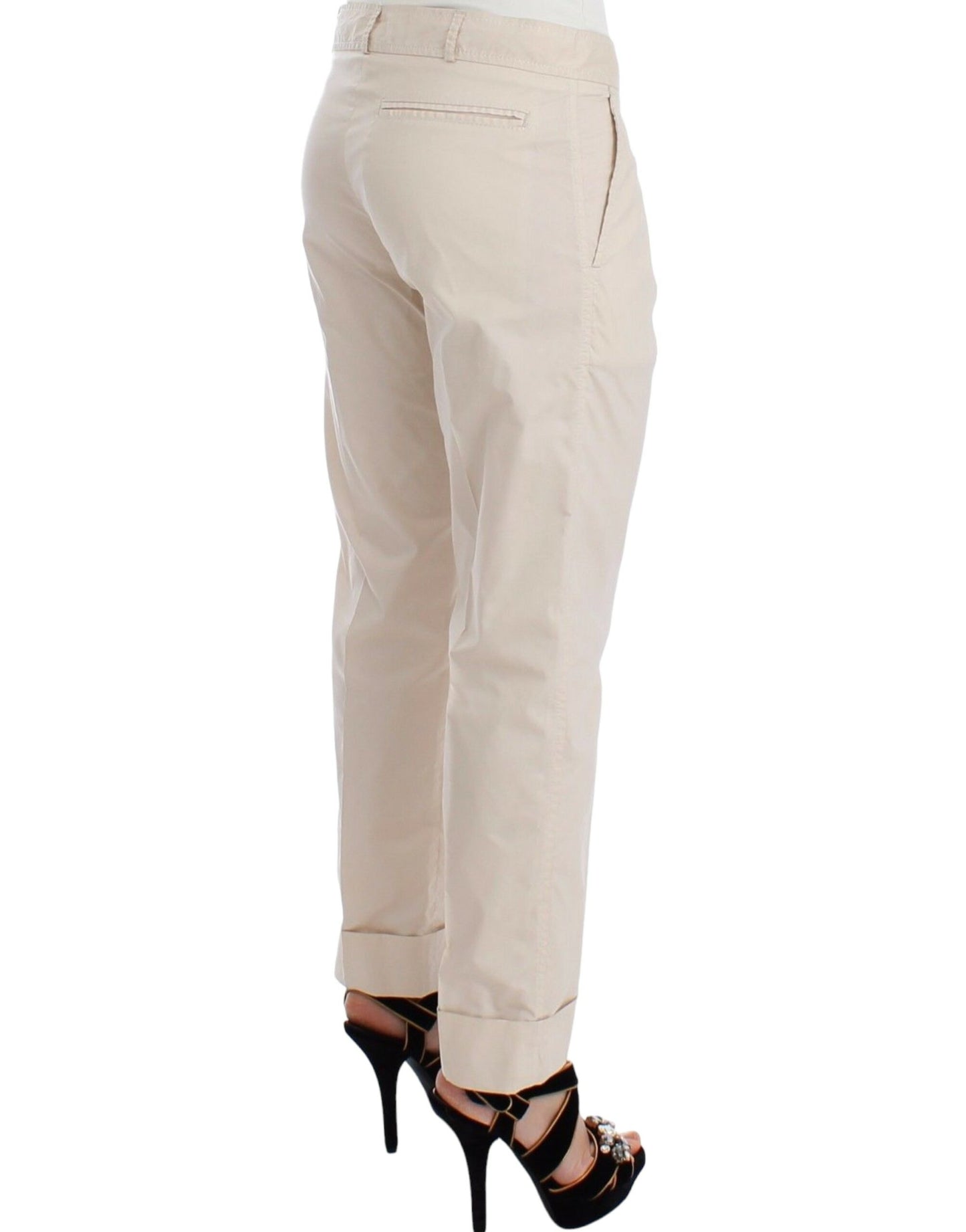 - Chic Beige Chino Pants - Elegance Redefined