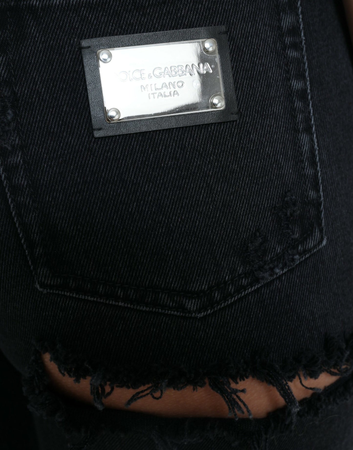 - Elegant High-Waist Black Stretch Jeans