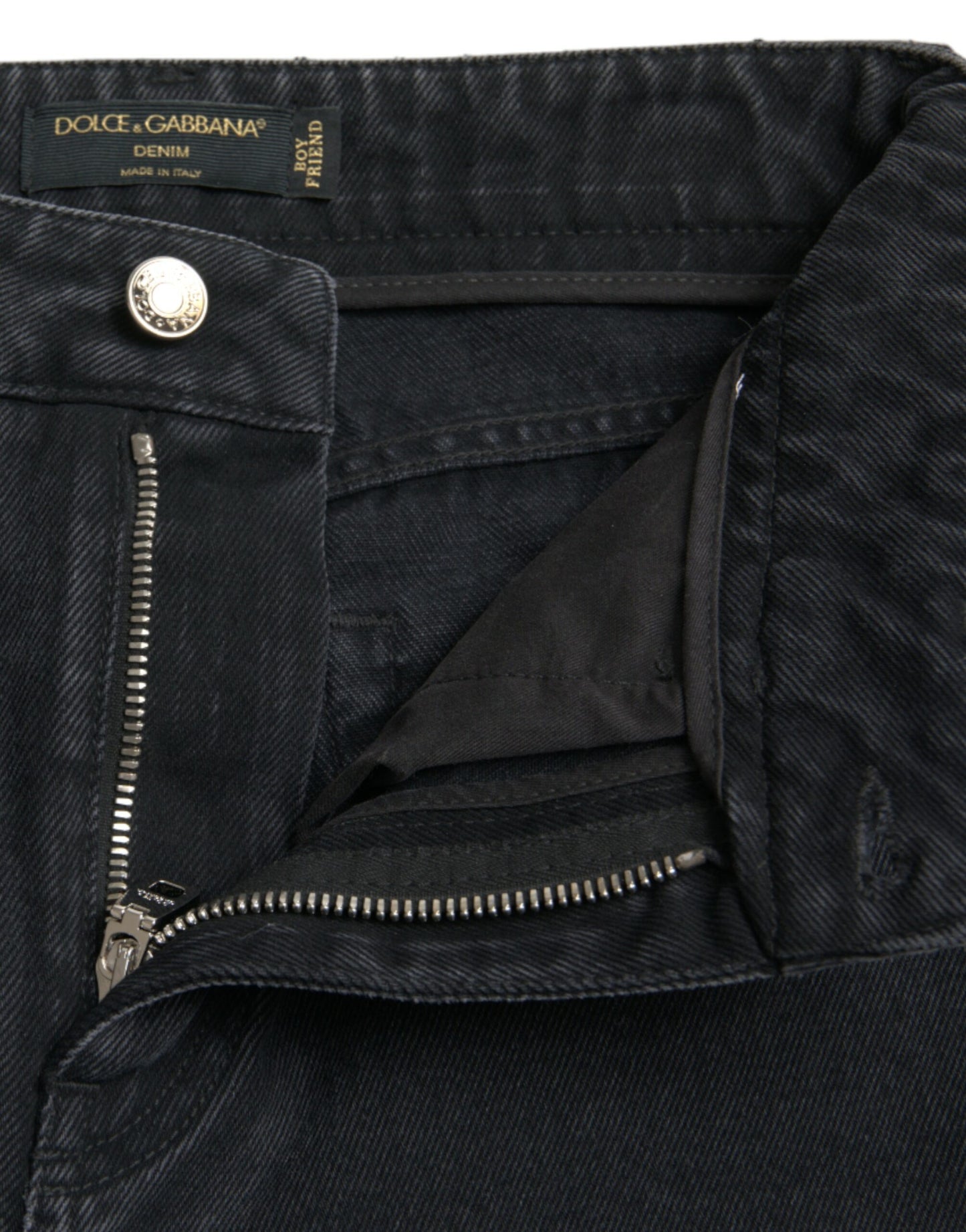 - Elegant High-Waist Black Stretch Jeans