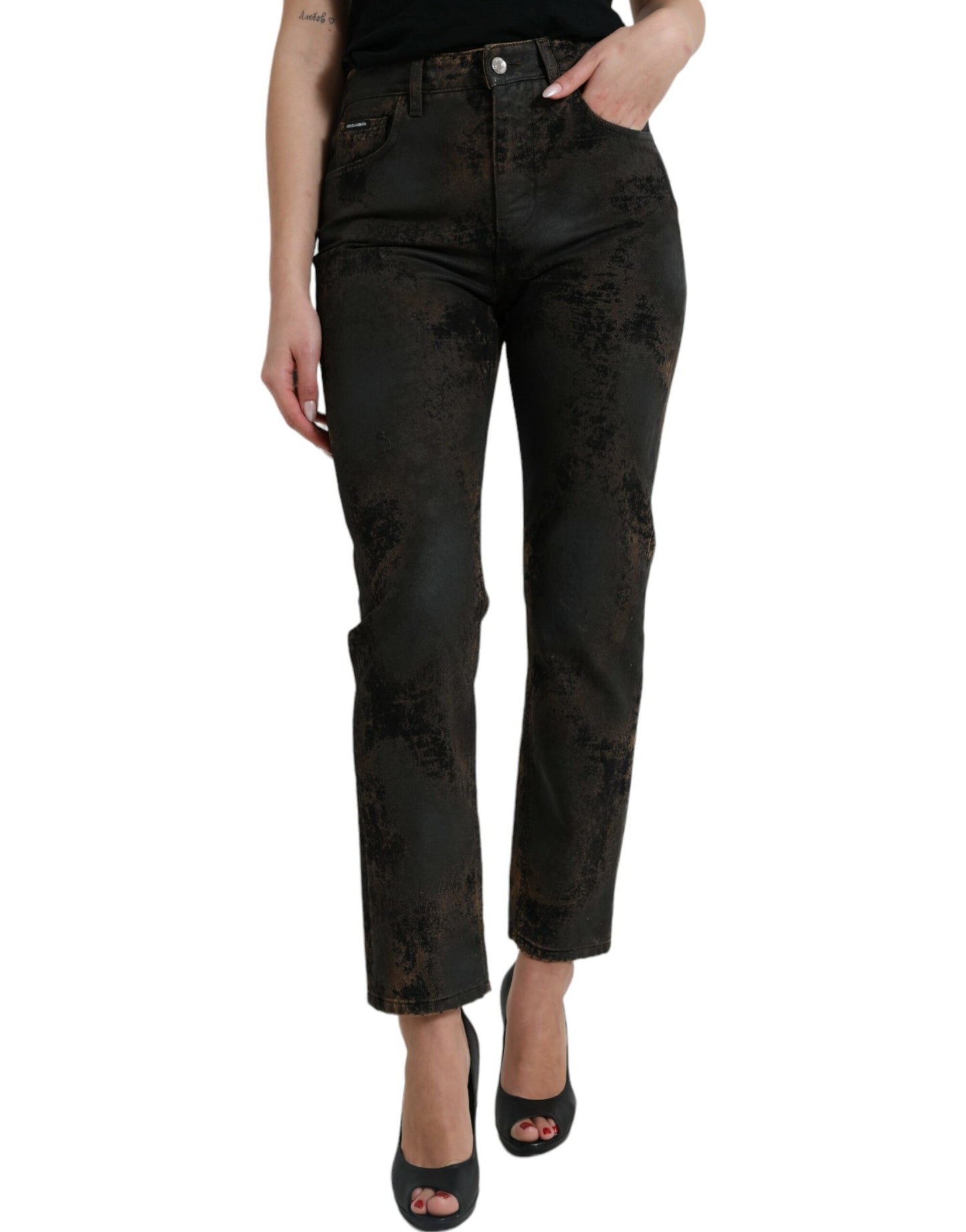 - Chic Boyfriend Mid Waist Stretch Jeans