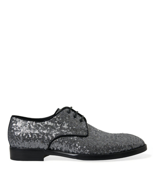 - Exquisite Sequined Derby Dress Shoes