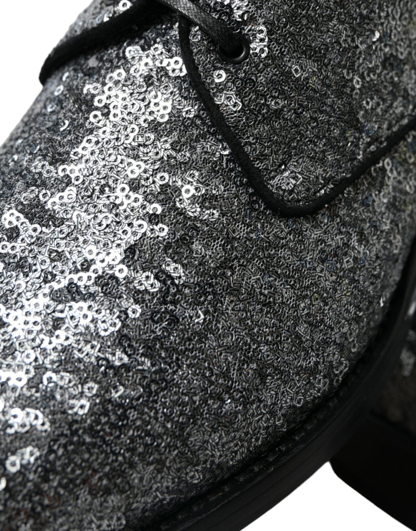 - Exquisite Sequined Derby Dress Shoes
