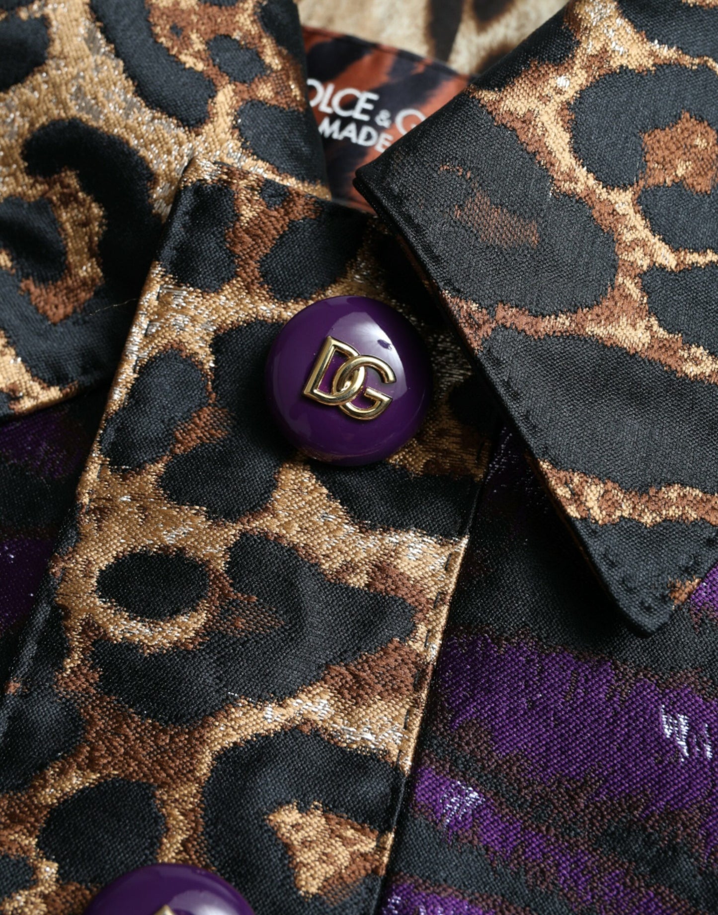 - Exquisite Jacquard Trench With Tiger Motif