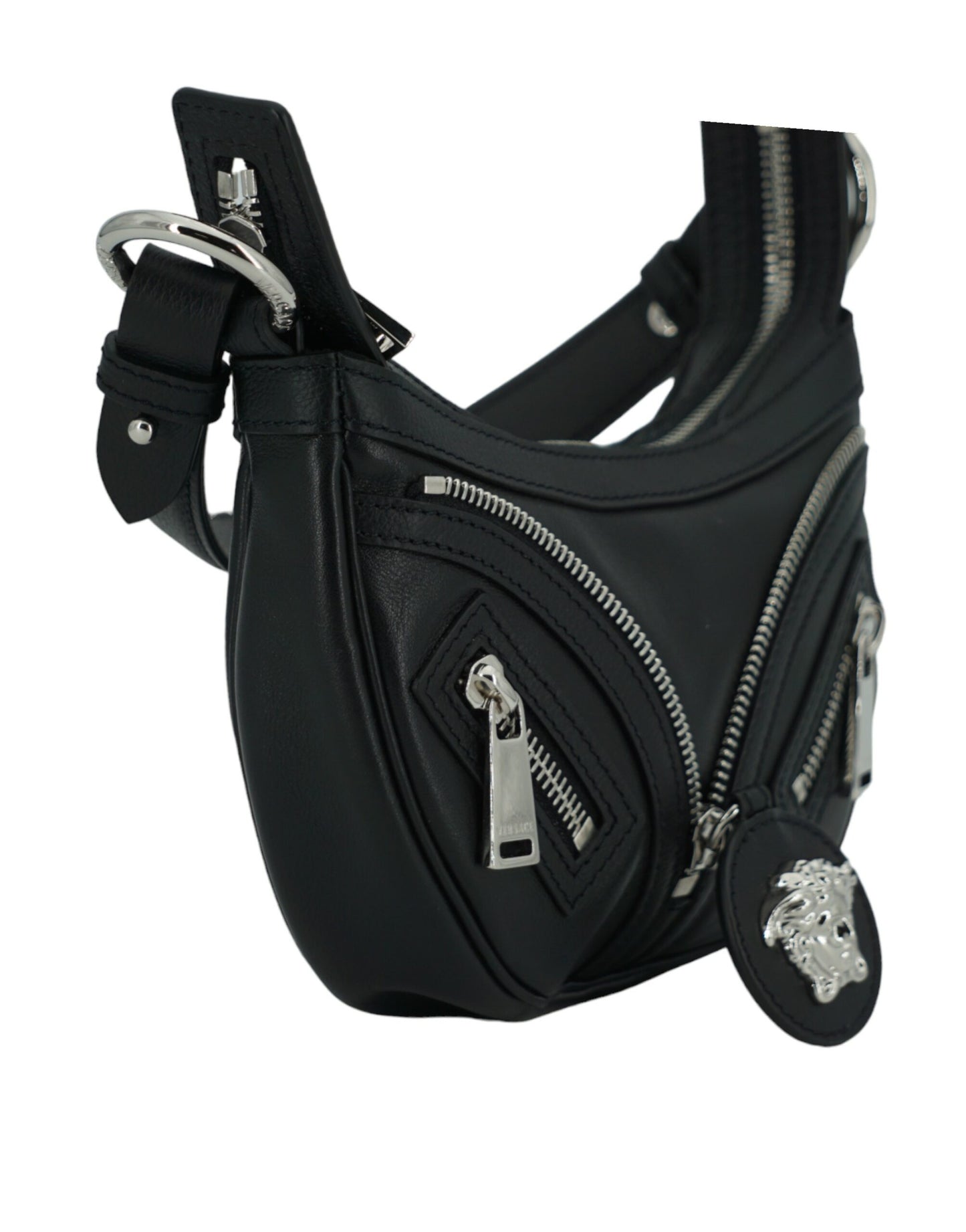- Elegant Black Mini Hobo Shoulder Bag