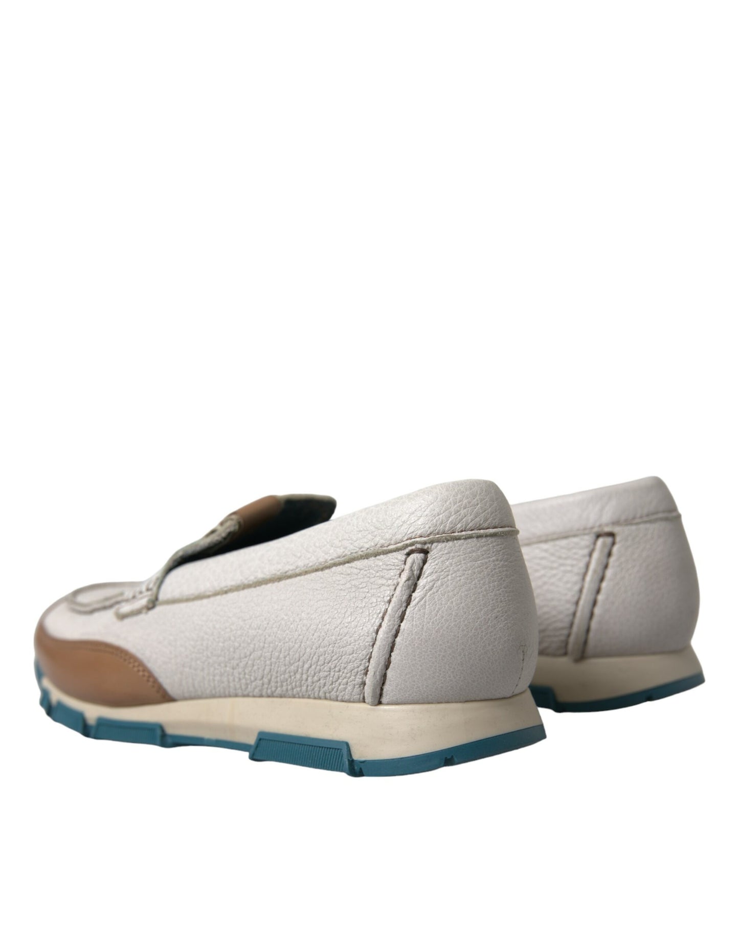 - Elegant White Deerskin Loafers