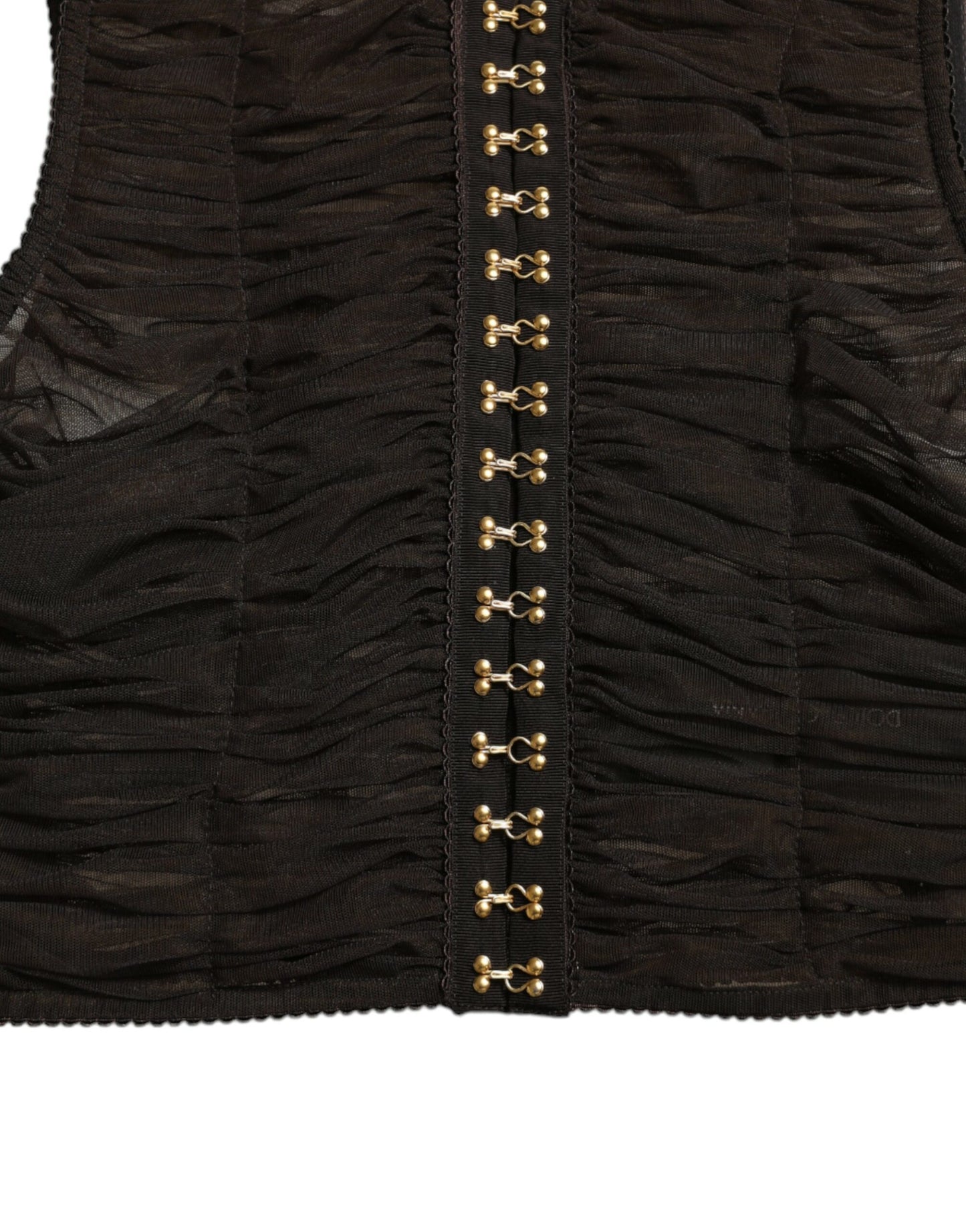 - Embellished Cropped Sleeveless Top