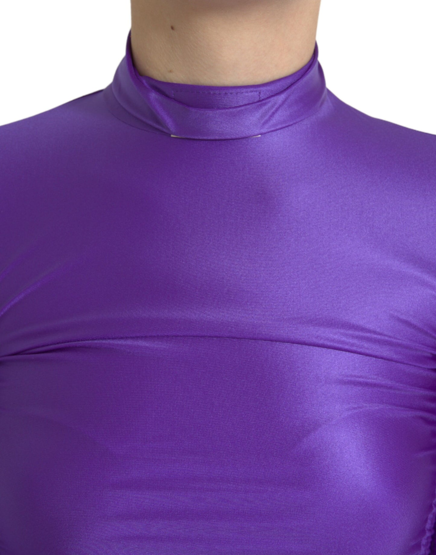 - Elegant Long Sleeve Zip-Back Top