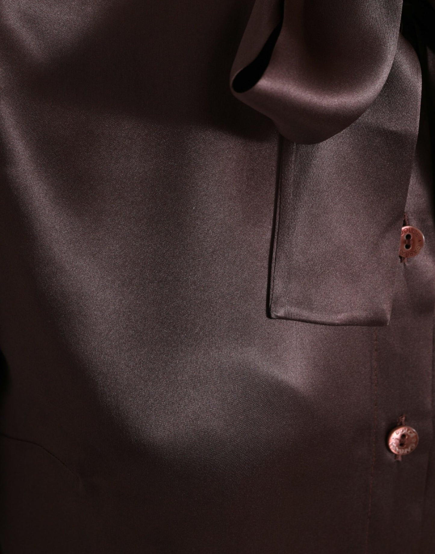 - Elegant Silk Ascot Collar Blouse