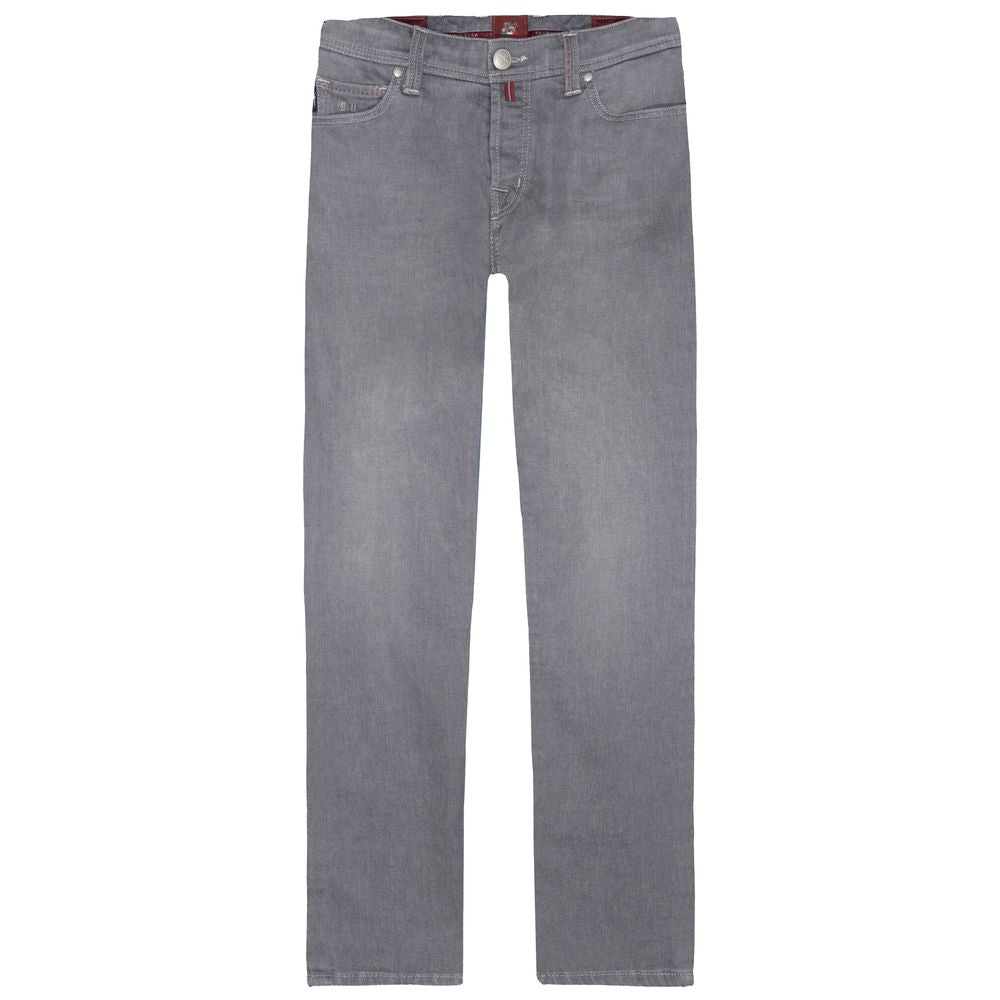 Tramarossa High-Tailored Gray Cotton Men's Jeans