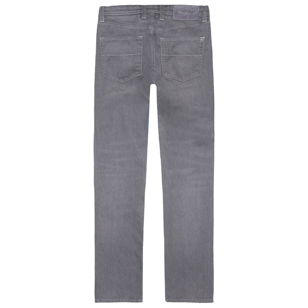 Tramarossa High-Tailored Gray Cotton Men's Jeans