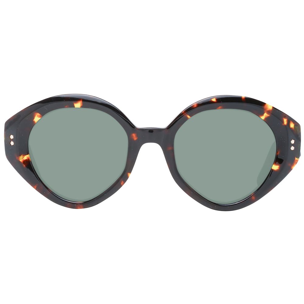 Ted Baker Women's Multicolour Cat Eye Sunglasses - Green Lenses, 51mm