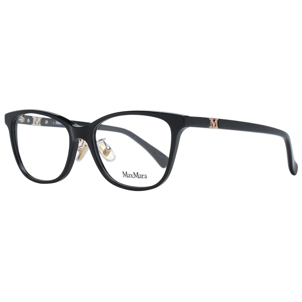 Max Mara Women’s Optical Glasses – Black Rectangle Frame, 55mm