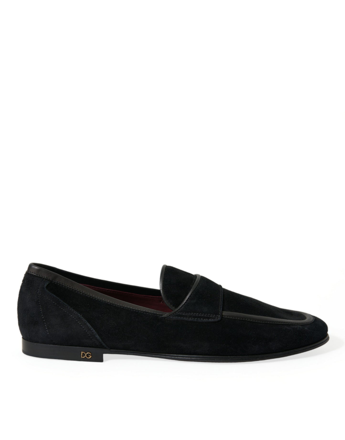 - Elegant Velvet Black Loafers for Men