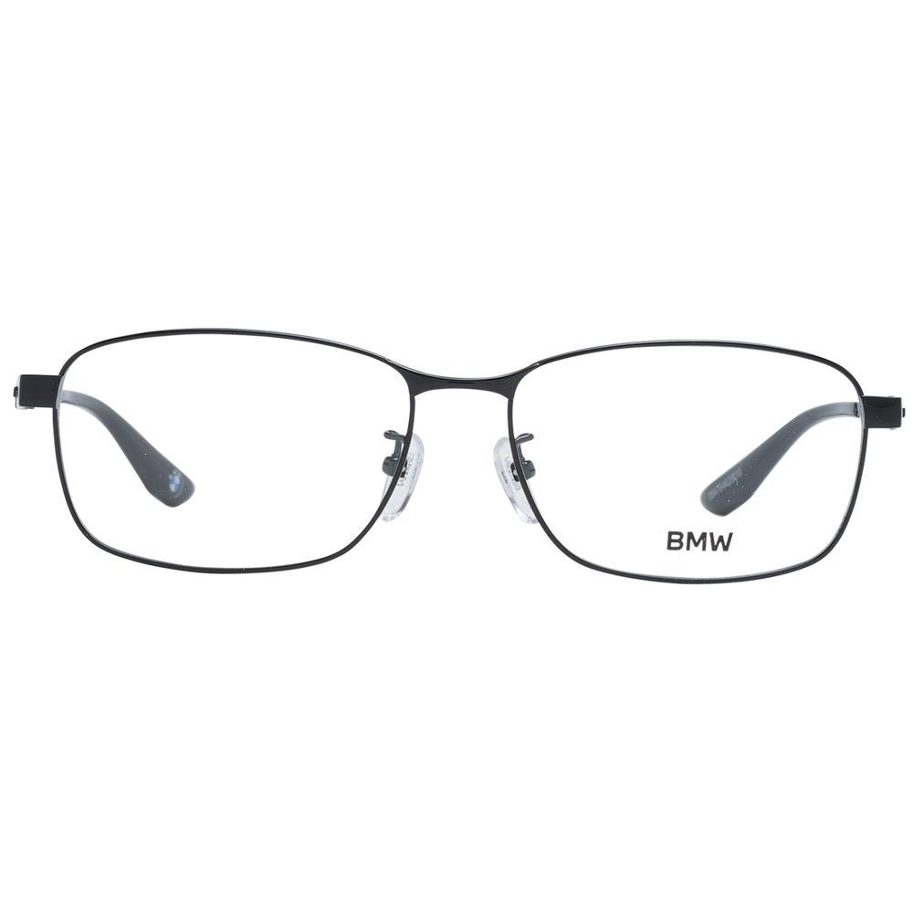 BMW Men's Black Optical Frames – Rectangle Full-Rim