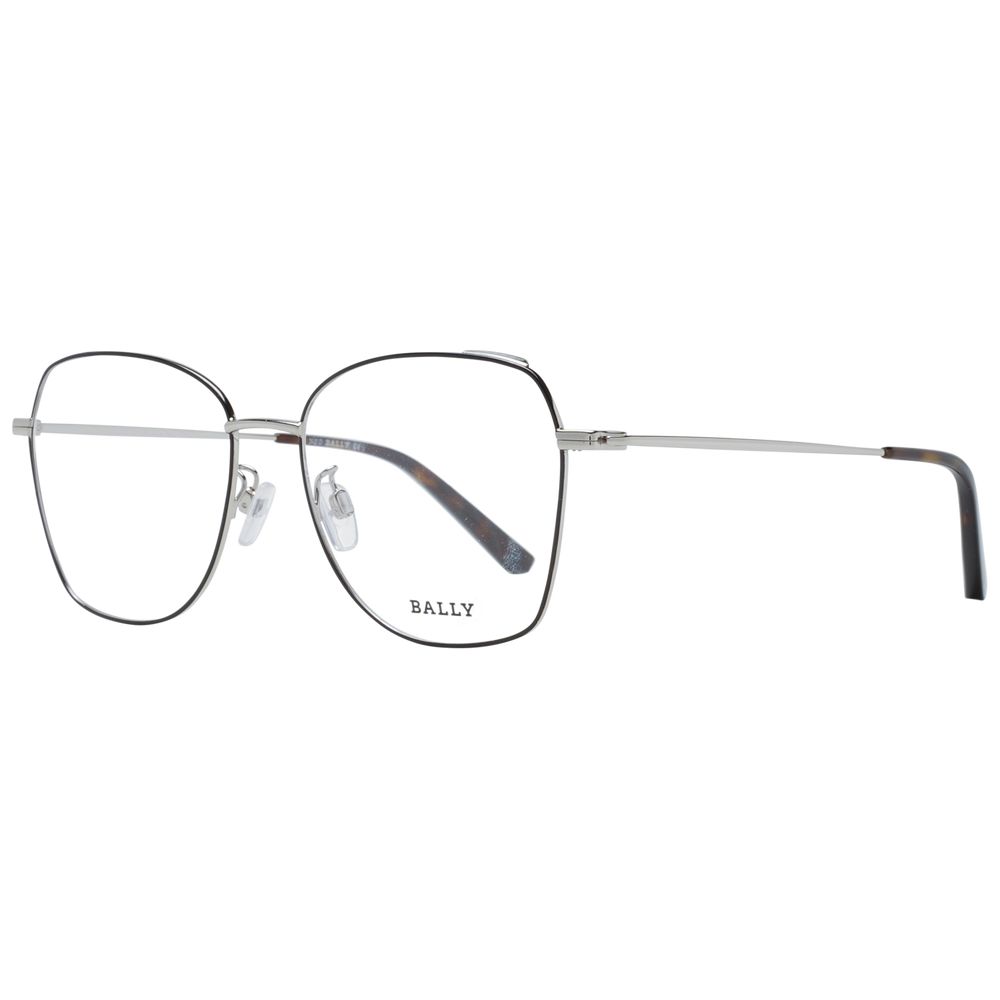 Bally Black Women's Optical Frames – Stylish Square Full-Rim Design