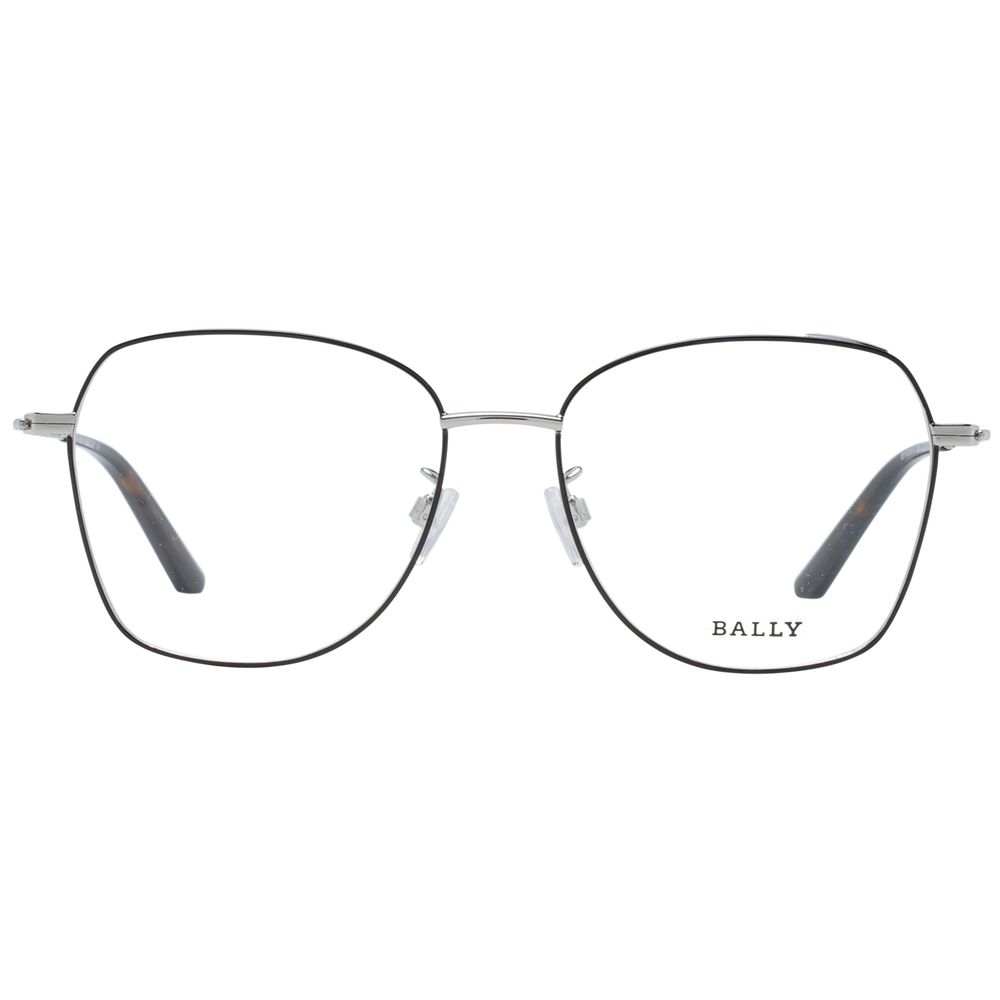 Bally Black Women's Optical Frames – Stylish Square Full-Rim Design