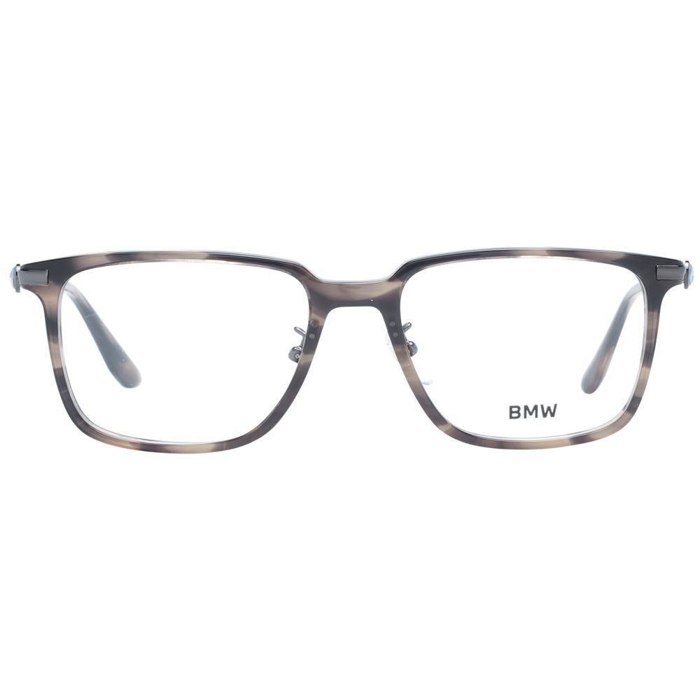 BMW Gray Men’s Optical Frames – Rectangle Full-Rim, 54mm