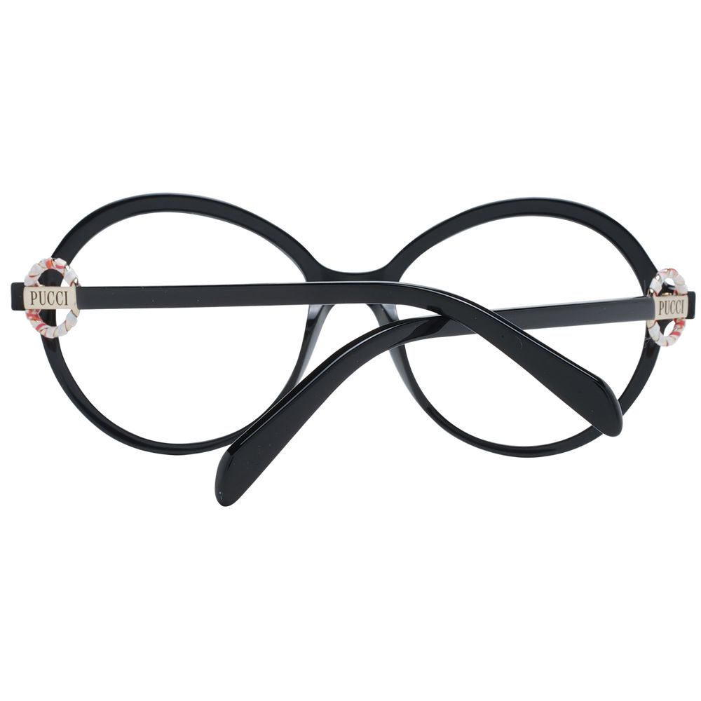 Emilio Pucci Women’s Optical Frames – Black Full-Rim, 54mm