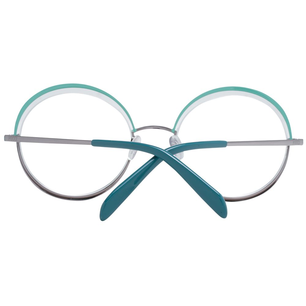 Emilio Pucci Women's Green Half-Rim Optical Glasses