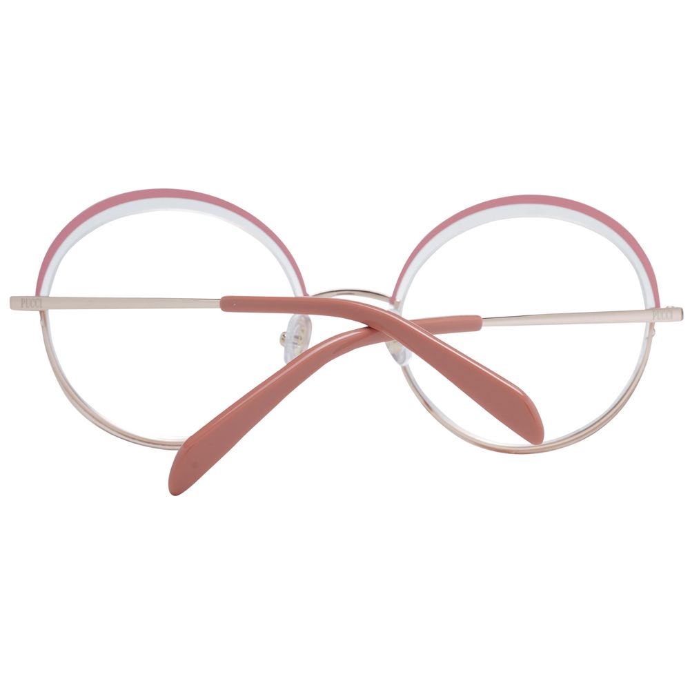 Emilio Pucci Women's Optical Frames – Pink Half-Rim, 53mm