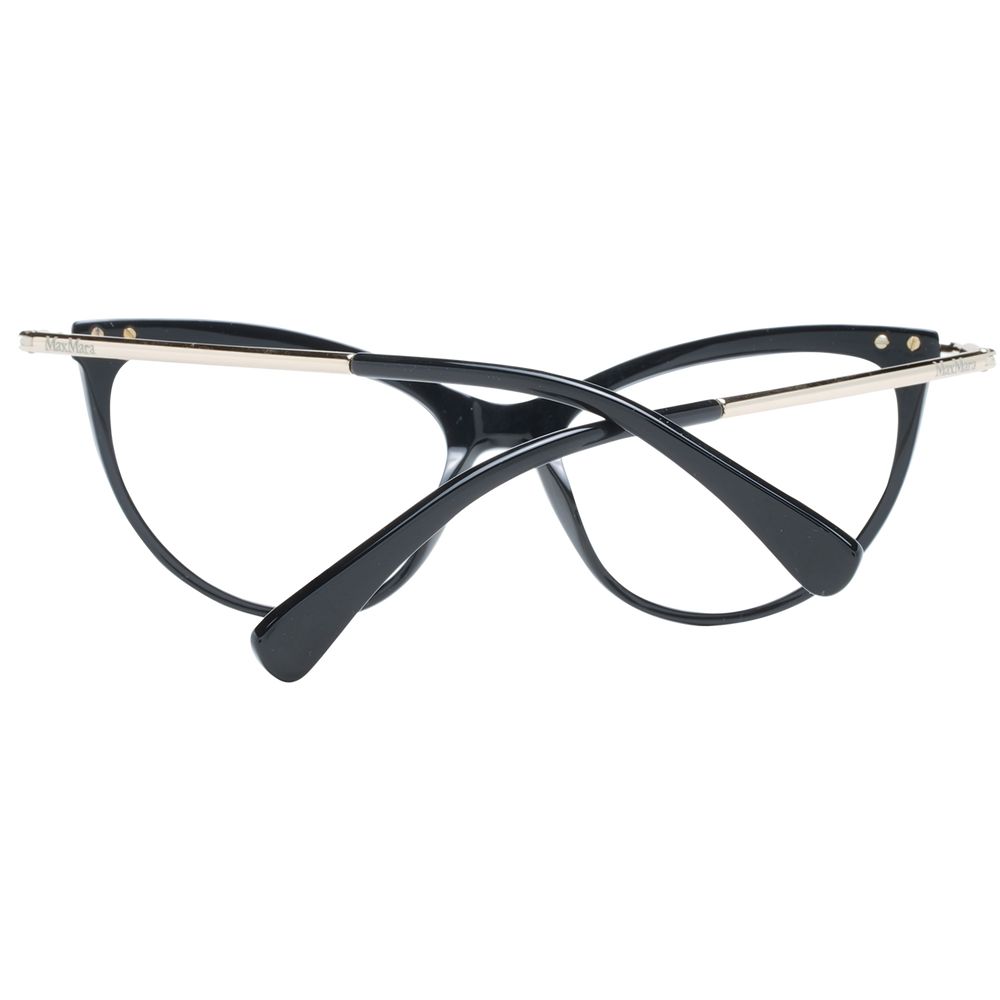 Max Mara Women’s Black Optical Frames – Cat Eye Design, 53mm