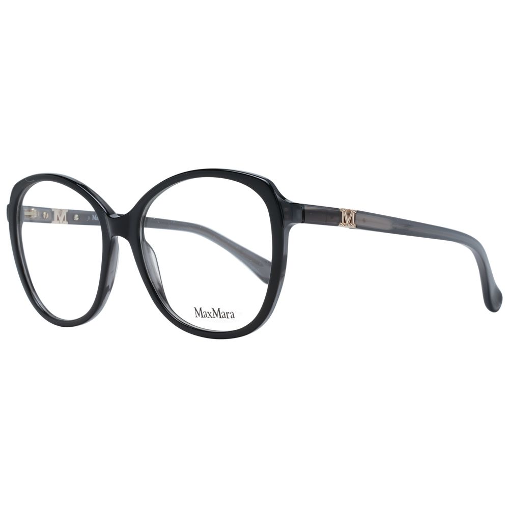 Max Mara Women’s Optical Frames – Black Butterfly Design, 57mm