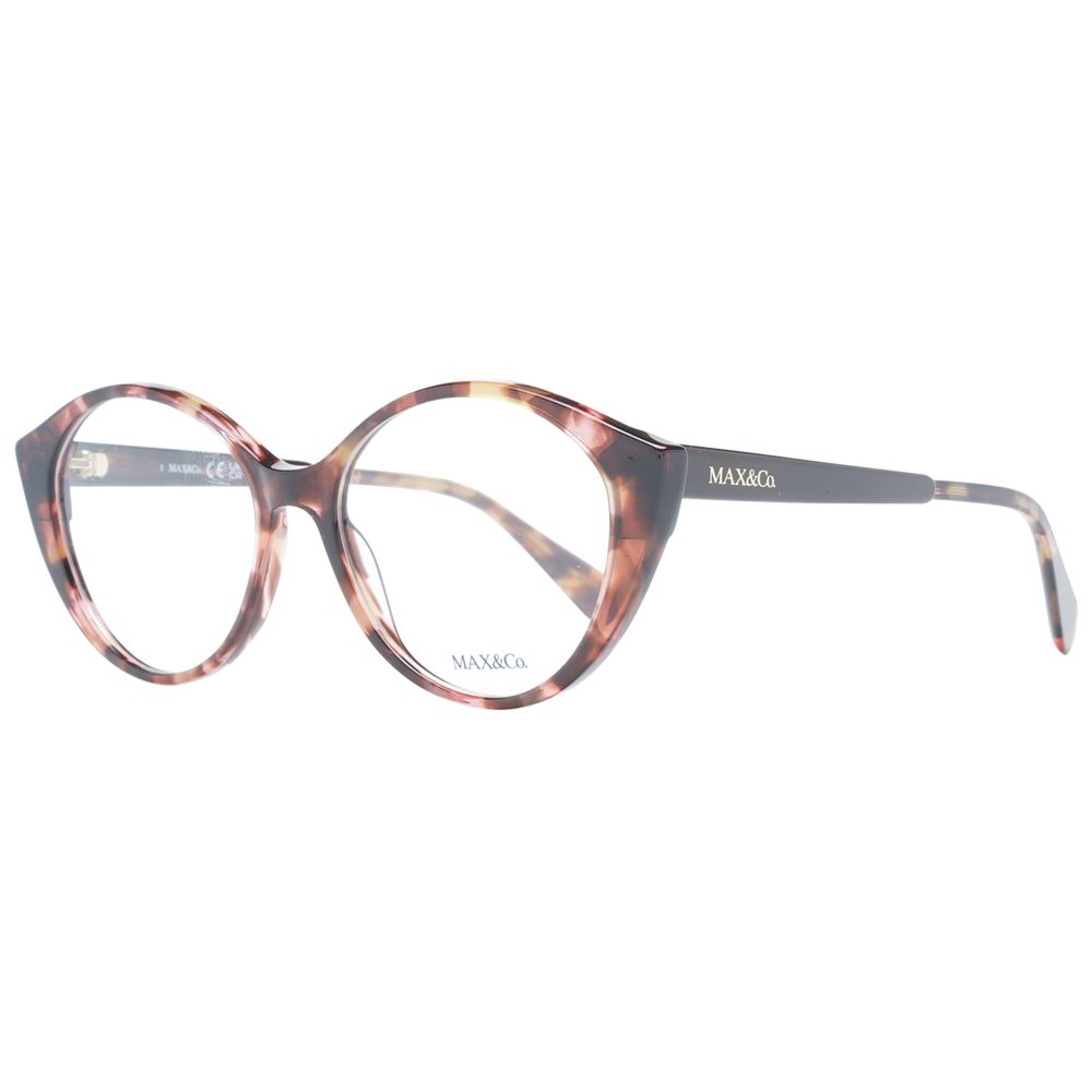 Max & Co Women’s Optical Glasses – Brown Round Frame, 53mm
