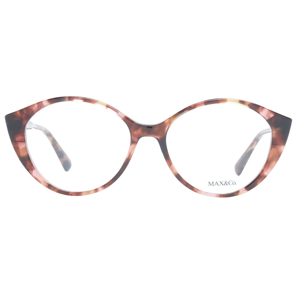 Max & Co Women’s Optical Glasses – Brown Round Frame, 53mm