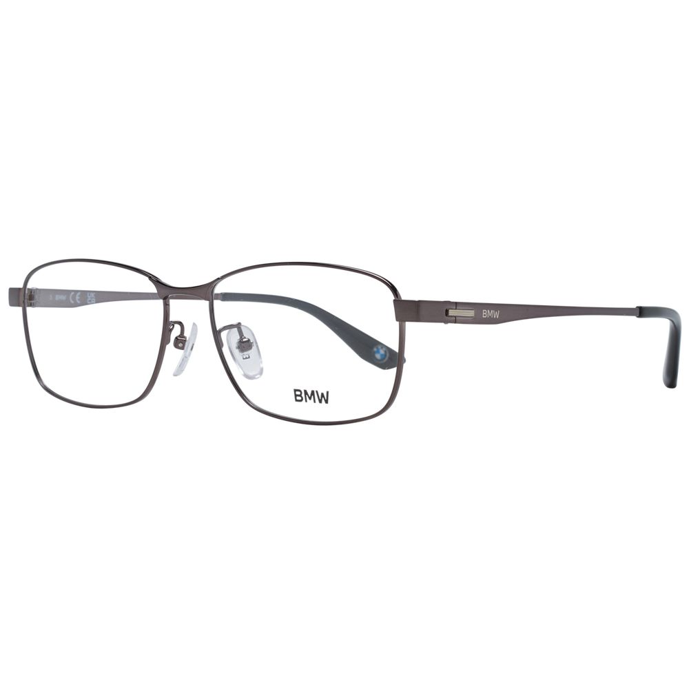BMW Black Men’s Optical Glasses – Square Full-Rim Frames